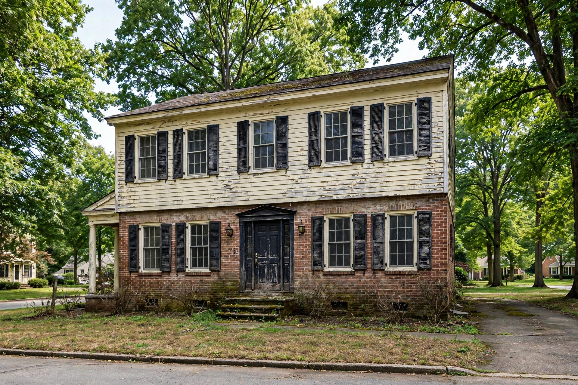 Before photo,  Exterior Painting in Long Ridge, by Bowie Painting Company