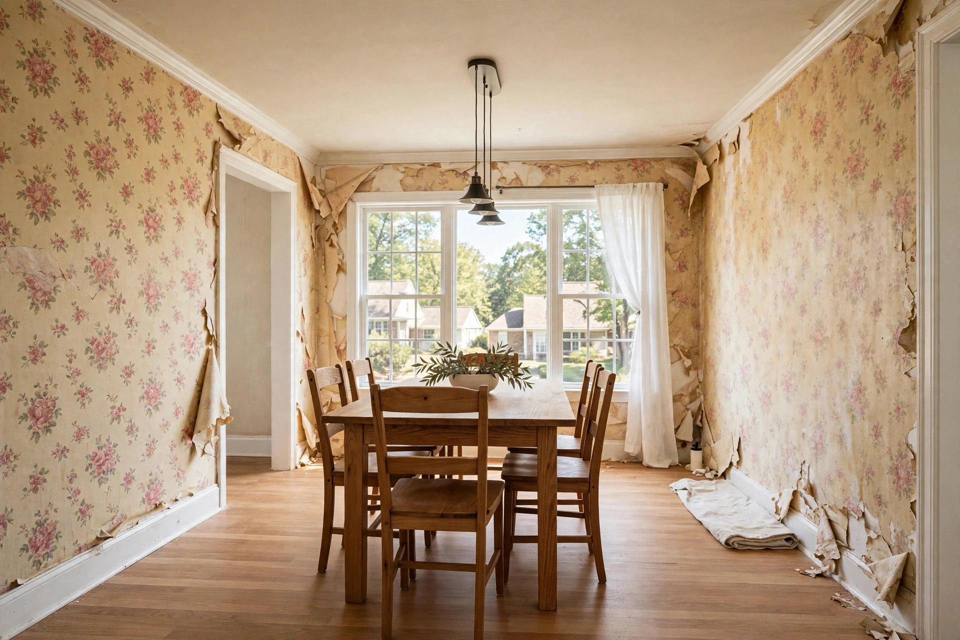 Before photo, Wallpaper Removal in Tulip Grove, by Bowie Painting Company